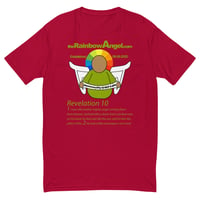 Image 3 of The Rainbow Angel Fitted  T-shirt