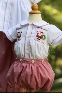 Image 5 of ELH x Manolitas Boy's Hand Smocked Santa Collection 