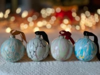 Image 1 of Marbled Ornaments - Peace