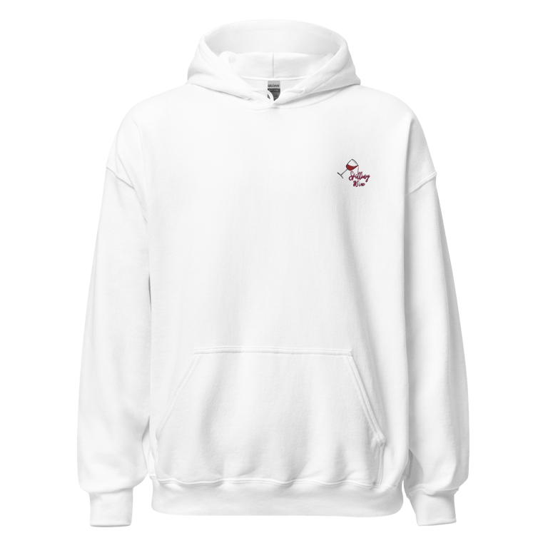 Spilling Wine Embroidered Hoodie