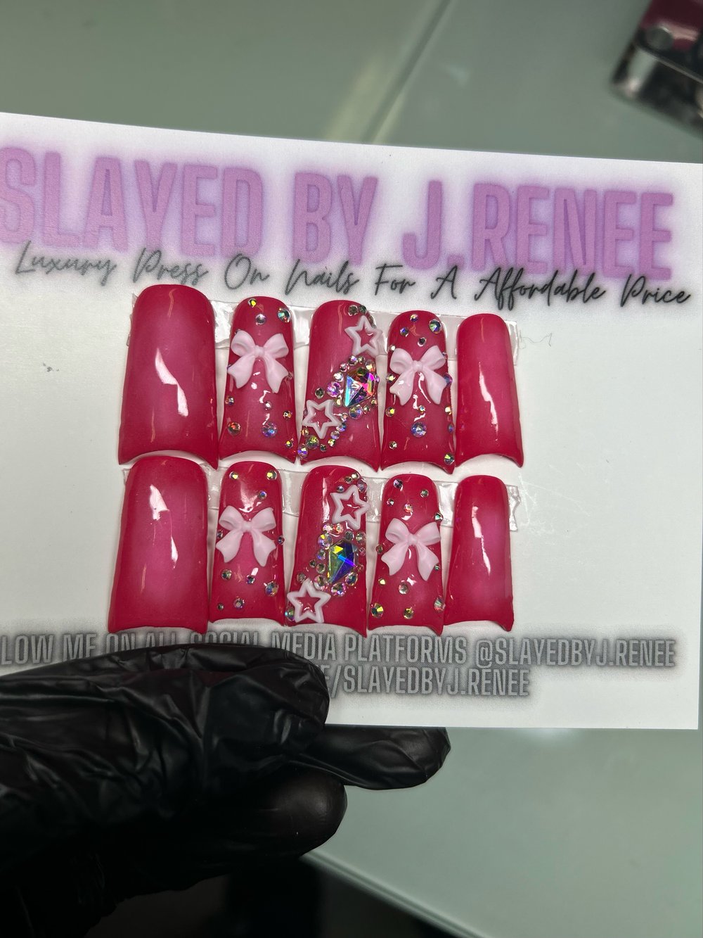 Dark Pink Air Brush MoonCut XL Duckies