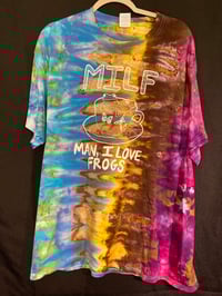 Image 1 of XL MILF Man I Love Frogs Tie Dye Shirt 3