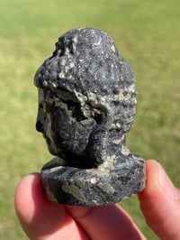 Image 5 of Pyrite In Magnetite Buddha Head #1893