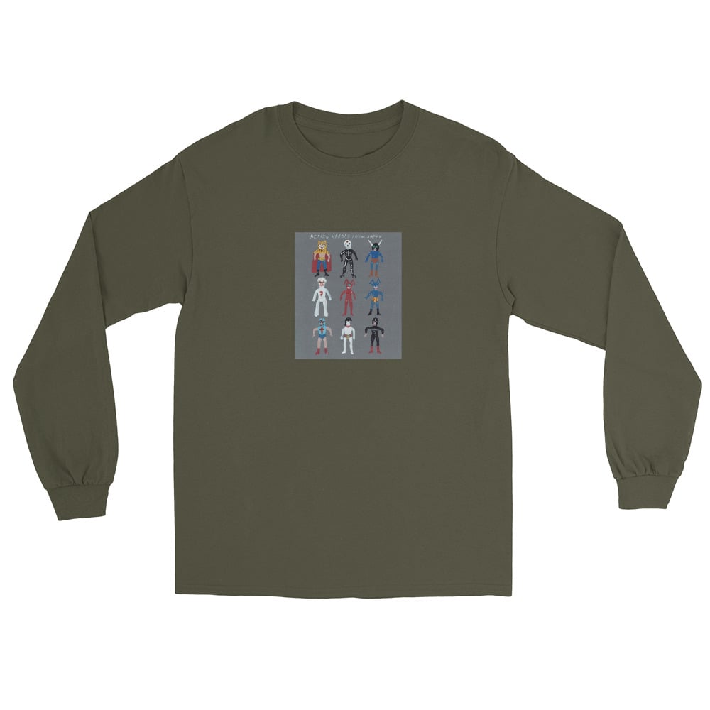 Image of ACTION HEROES FROM JAPAN LONG SLEEVE SHIRT