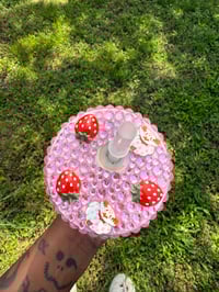 Image 4 of Bling Strawberry Girl Glass Can