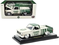 Image 1 of 1973 CHEVROLET CHEYENNE 10 PICKUP "QUAKER STATE" 1/24 DIECAST BY M2 40300-133 B