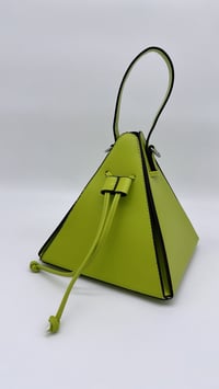 Lime Green Pyramid Bag