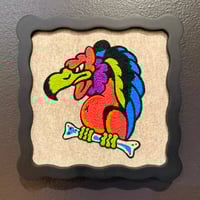 Image 4 of Vulture embroidery.