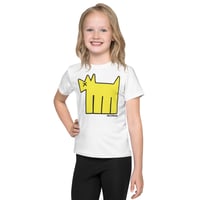 Kids crew neck t-shirt Yellow Dog