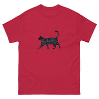 Image 7 of CAT PETTING CHART T-SHIRT