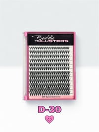 Image 2 of #4-“Natural Baddie” Natural D-Curl Lash Clusters (D-30) | Baddie Clusters