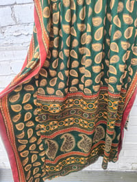 Image 4 of FLORENCE maxi dress forest green and rust