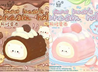 3an Bear Cream Roll Squishy