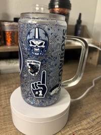 Image 1 of Dallas Cowboys glass mug 