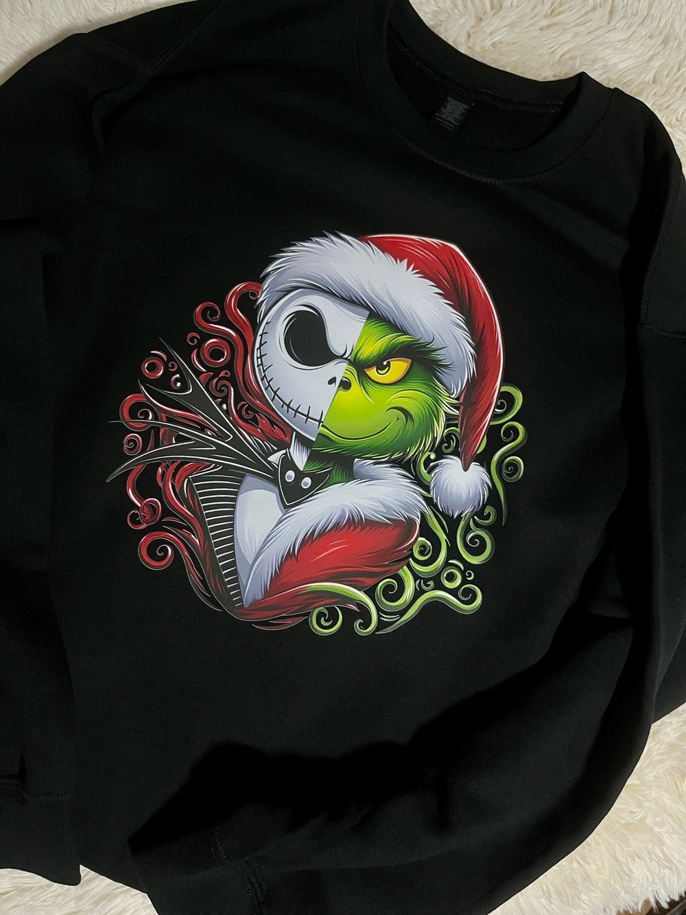 Image of SANTA JACK GRIN T SHIRT / SWEATER