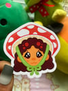 Mushroom Girl sticker