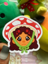 Mushroom Girl sticker 