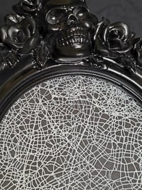 Image 3 of Ornate Black skull framed - NOBLE FALSE WIDOW WEB 