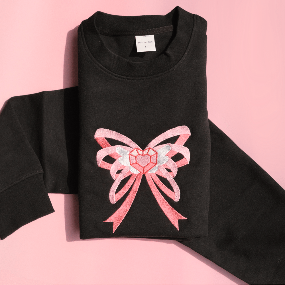 Image of [PREORDER] SAILOR MOON HEART RIBBON SWEATSHIRT