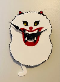 Image 3 of Hausu Cat Clock - Special “Blanche” Edition 