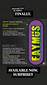 Image 1 of ‘FAYKER’ CREATÜRE + LÜXE PRO FB TAPE & FAYMUS STICKER PACK