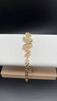 Image 4 of GOLD DIQMOND BUTTERFLY BRACELET 