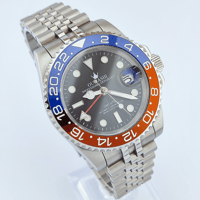 Image 5 of 40MM Men's Watch NH34 Automatic Movement Mechanical Watch Sapphire Glass Waterproof Watch Supports C