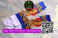 Nutsax - Graphic Crew Socks (AfterHours Collection)