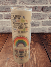 Image 4 of 20oz customized stainless steel Insulated Teacher tumbler