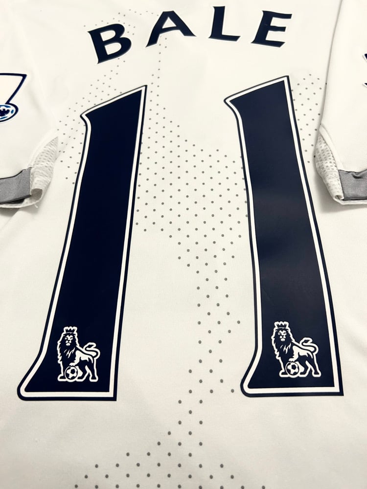 Image of Tottenham Hotspur “BALE 11” 2012/13 Home Shirt + PL patches  (XL)