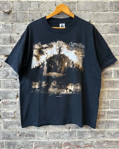 Image of 1993 VINTAGE “CYPRESS HILL - BLACK SUNDAY” PROMOTIONAL RAP TEE, SIZE: XL