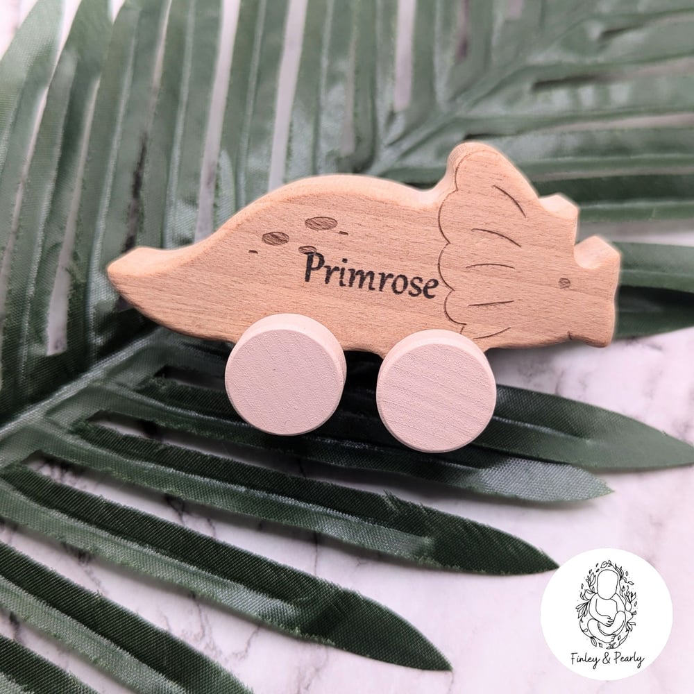 TOY: Personalised Wooden Dino