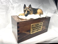 Image 15 of Custom Engraved German Shepherd Urn For Ashes Pet Portrait To Your Photos