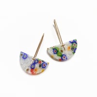 Image 2 of Millefiori Earrings No. 4