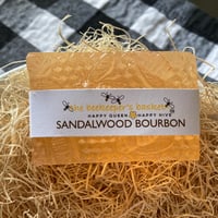 Image 1 of Sandalwood Bourbon Honeybee Glycerin Soap