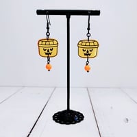 Image 3 of Boo Bucket Earrings
