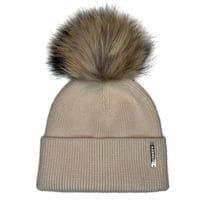 Blush Angora Beanie
