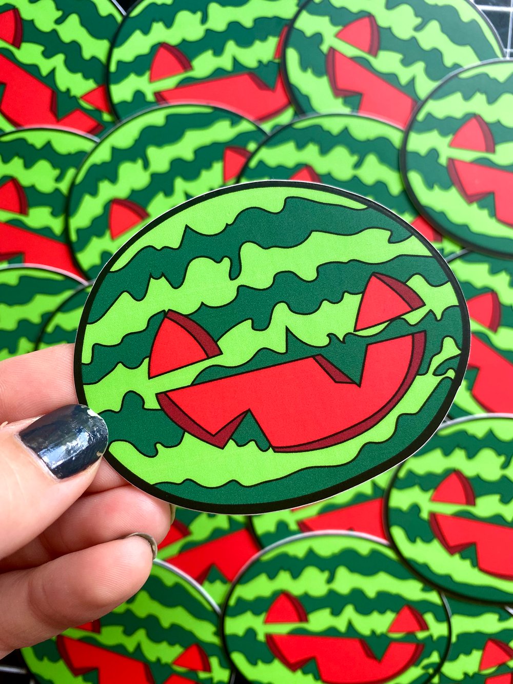 Jack o’ Melon Sticker/Magnet