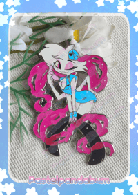 PREORDER Hazbin Hotel - Toxic Angeldust heart Enamel Pin badge