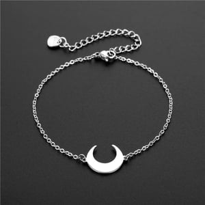 Image of New Moon Stainless Steel Bracelet