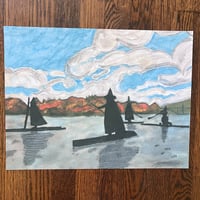 Image 1 of Paddleboarding Witches, 2017