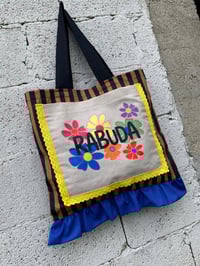 Image 2 of Bolsiña feita a man. RABUDA FLORES. Deseño exclusivo!