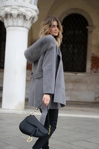 Image 2 of Grey Loro Coat
