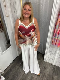 Image 6 of Crystal - Crinkle Wide Leg Trouser 