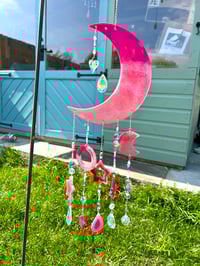 Image 1 of Pink Pony Resin Sun Catcher