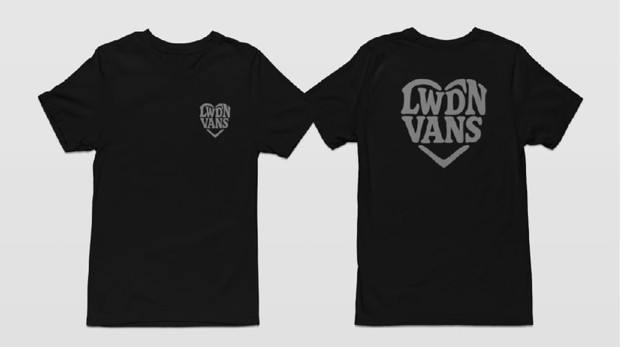 Image of  the LWDN Vans Heart T-Shirt 