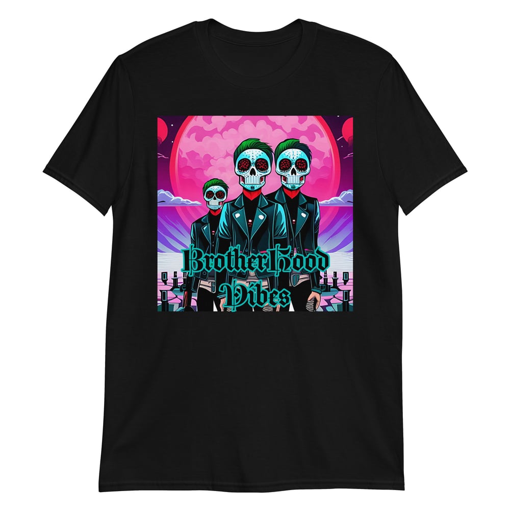 3-Skeletons BrotherHood Vibes Short-Sleeve T-Shirt