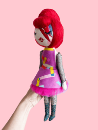 Image 7 of BOWIE INSPIRED MEDIUM ART DOLL 3