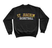 #041 St Joachim Basketball 3 - Black Crewneck