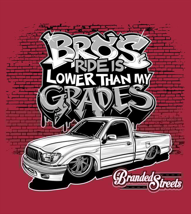 RED Youth Size - Bros Ride